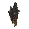 Relievo Brass Statue Female Mask Deco Bronze Sculpture Tpy-884